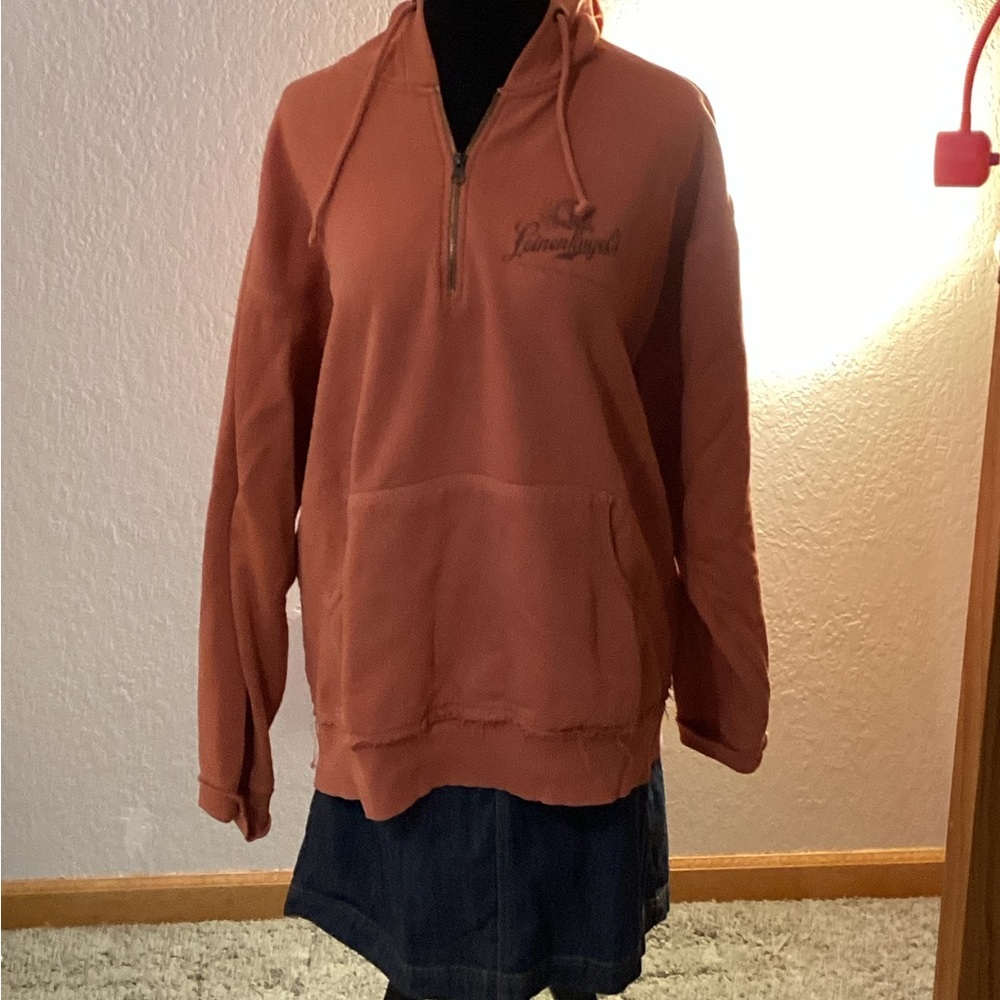 Leinenkugels 3/4 zip artisans pullover unisex hounded sweatshirt